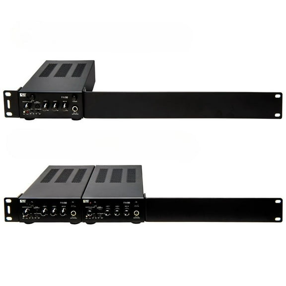 OSD Rack Mount Kit for PAX-50 Amplifier, Single or Dual 19-Inch Rack Configuration, Easy Install