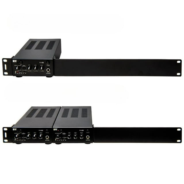 OSD Rack Mount Kit for PAX-50 Amplifier, Single or Dual 19-Inch Rack ...