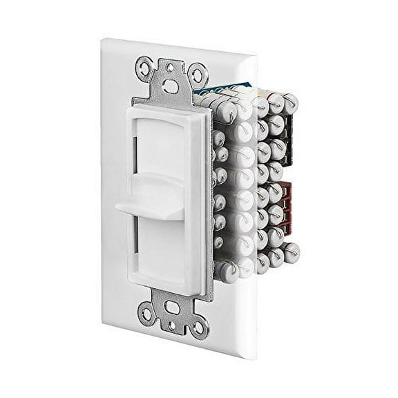 OSD Audio SKR120 Resistor Based Slider In-Wall Volume Control 150W, White, Almond, Bone