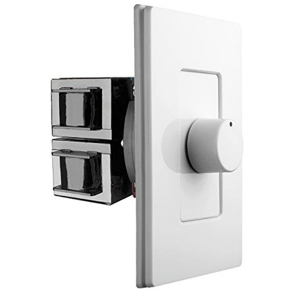 OSD Audio SLK 300W Screwless Knob In-Wall 300W Volume Control, Impedance Matching, White