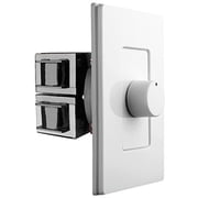 OSD Audio SLK 300W Screwless Knob In-Wall 300W Volume Control, Impedance Matching, White