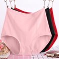 thumbnail image 1 of OSFVNOXV 3 Pack Cotton Hipster Panties for Women High Waisted Comfort Relax Fit Seamless Underwear XL-6XL, 1 of 5