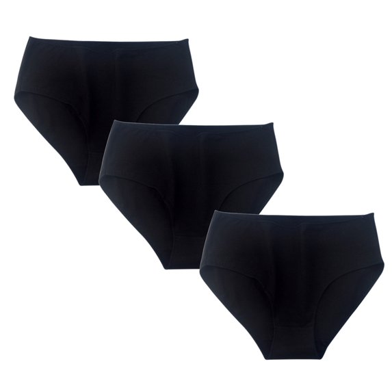OSFVNOXV 3 Pack High Waisted Briefs for Women Seamless Panties Breathable Cotton Stretch Hipster Comfort Fit Bikini Bottom