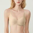 thumbnail image 1 of OSFVNOXV Bras for Women Front Closure Wireless No Underwire Cami Seamless Soft Breathable T-Shirt Bra with Support and Lift Straps, 1 of 6