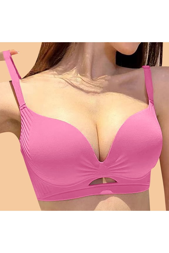 Cotton Sports Bras for Women,Minimizer Bra Small Cups Balconette 1/2 Cups Dressy Wireless Backless Everyday Bras