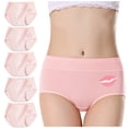 thumbnail image 1 of OSFVNOXV Cotton Underwear for Women Low Rise Brief Seamless Comfort Fit Solid Color Panties, 1 of 9