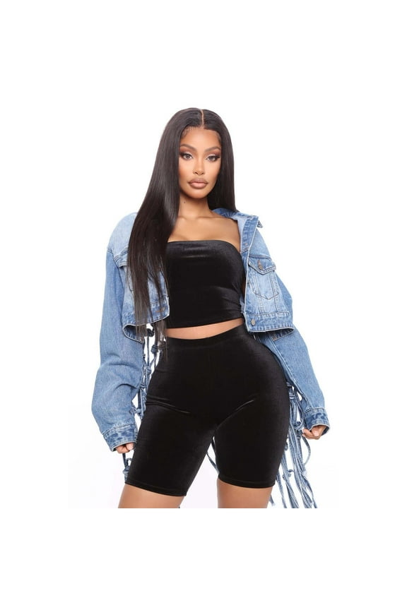 Cropped Denim Jackets for Juniors Y2K Open Front Loose Fit Ripped Tassel Short Jean Jackets for Nightclub Playsuit