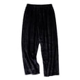 thumbnail image 1 of OSFVNOXV Flannel Pants for Women Fall Pajama Lounge Pants Wide Leg Winter Fleece Elastic Drawstring Sleepwear Bottom, 1 of 2