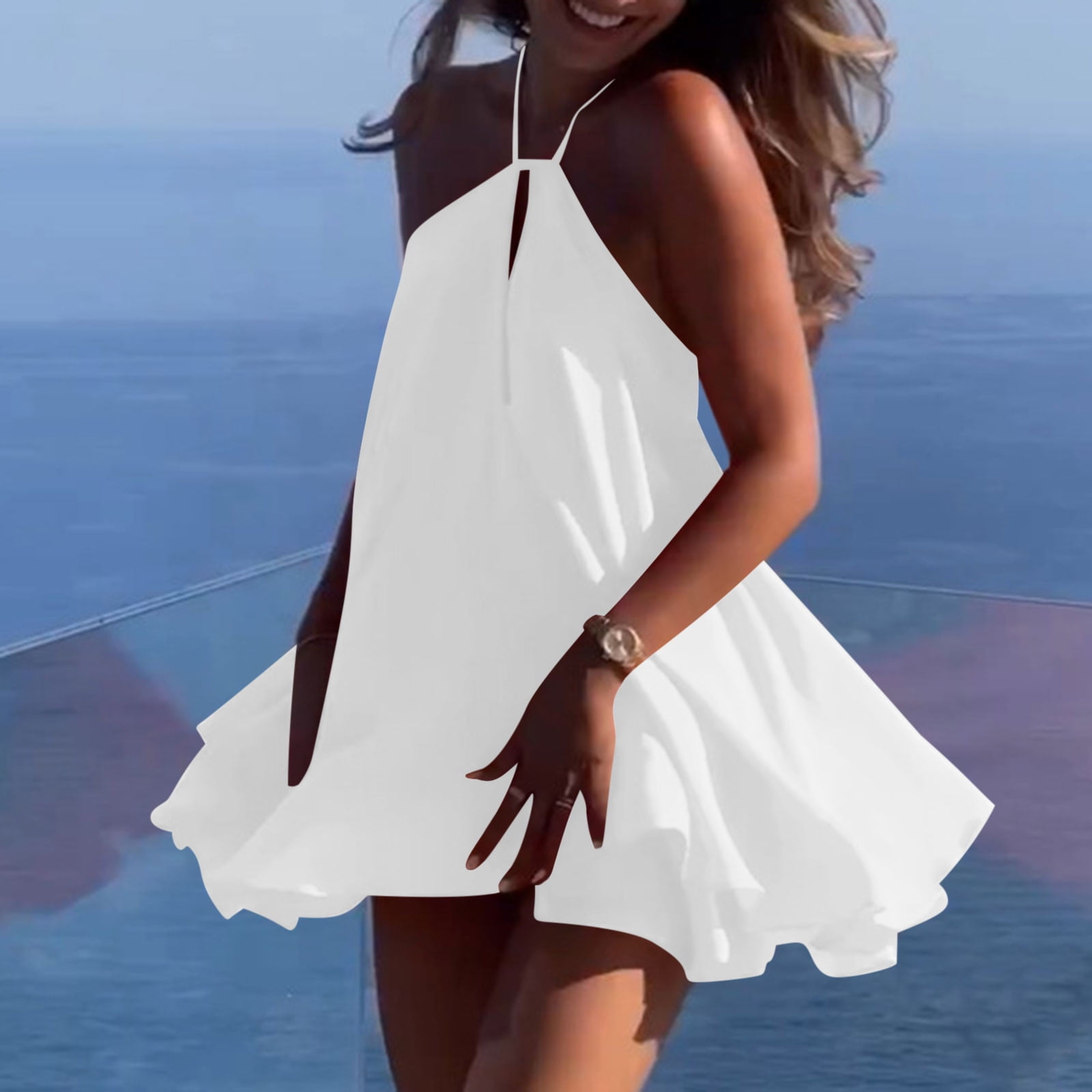 navy blue dress for baby girl Amazon.com: LOOBIS Women's 2024 Summer Backless Mini Dress Brown Solid Backless  Dress Casual Short Dress : Clothing, Shoes & Jewelry