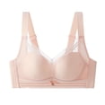 thumbnail image 1 of OSFVNOXV Lace Bralette for Women with Support,1/2 Cups Wireless Bandeau Bras,Seamless Wireless Full Figure Everyday Bras for Big Busted Women, 1 of 4