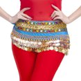 thumbnail image 1 of OSFVNOXV Mini Skirts for Petite Women Belly Dance Hip Scarf Belt Profession Velvet Performance Skirt Hip Wrap, 1 of 5