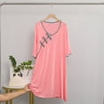 thumbnail image 1 of OSFVNOXV Nightgowns for Women Soft Cotton Puff Sleeve Babydoll Nightdress for Sleepwear Loungewear, 1 of 7