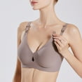 thumbnail image 1 of OSFVNOXV Nursing Bras for Women Breast Feeding,Seamless Cut-Out Bra Breathable Soft Quick Drying Maternity Ladies Pregnant Mother Stretchable Bra ,M-3XL, 1 of 3