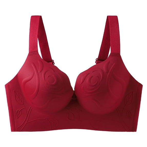 OSFVNOXV Plus Size Bras for Women,Seamless Everyday Bras Built-In-Bra Soft Comfortable Full Coverage Breathable Stretchable Lace Bralette ,S-5XL