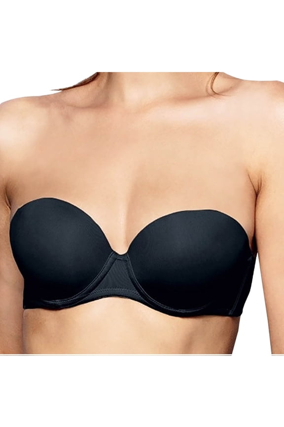 Plus Size Bras for Women Bandeau Bras Detachable Straps High Support Soft Padded 3/4 Cups Everyday Bras