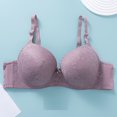 thumbnail image 1 of OSFVNOXV Plus Size Lace Bras for Women Underwired Ultra Thin Padded High Support Breathable Triangle Cups First Mothers Day Gift for New Mom ,38-48, 1 of 4