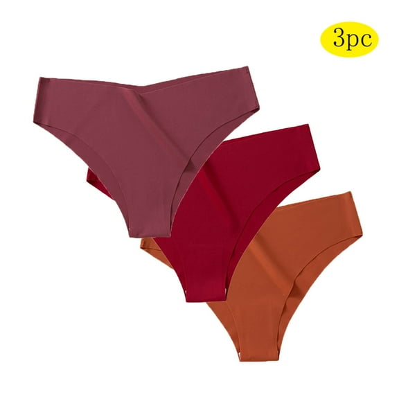 OSFVNOXV Plus Size Thong Underwear for Women,Low Rise No Show Breathable Cheeky Panties,Comfort Seamless Butt-Lifting V-Waist Thongs L-4XL