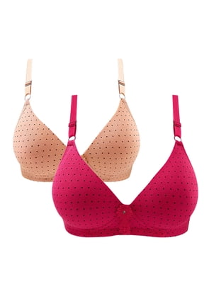 Push Up Bras for Women Stretchy Wireless Triangle Bra Soft Padded Supportive Full-Figure Everyday Bras for Seniors