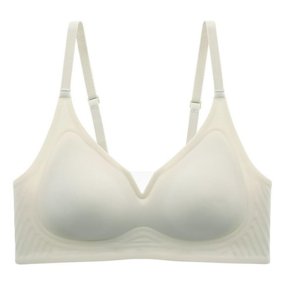 OSFVNOXV Sports Bras for Women 3 Pack Cotton Seamless Bra Cooling Ice Silk High Support Spaghetti Straps Eveyday Bras ,M-2XL