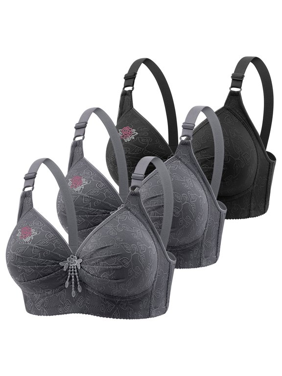Sports Bras for Women High Impact Push Up Bra Seamless Soft Padded Wireless Large Bust Everyday Bras ,XS-4XL