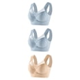 thumbnail image 1 of OSFVNOXV Sports Bras for Women Plus Size Seamless Lace Bralette Soft Comfortable Lightly Lined Wireless Sports Bras First Mothers Day Gift for New Mom ,L-6XL, 1 of 3