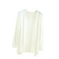 thumbnail image 1 of OSFVNOXV Swim Cover Up for Women Spring Summer Lightweight Shawls Soft Comfortable Long Sleeve Solid Color Flowy Open Front Shrug Cardigan Sleepwear Nightwear, 1 of 2
