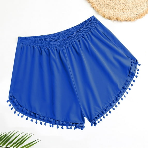 OSFVNOXV Swimwear Bottoms for Women Plus Size Tankini Boyshort Wide Leg Loose Fit Lounge Shorts Elastic Waist Comfortable Bathing Suit Bottom Mothers Day Gifts Mothers Birthday Gifts ,L-4XL