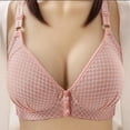 thumbnail image 1 of OSFVNOXV White Sports Bras for Women Front Closure Nursing Bra No Underwire Maternity Full Coverage Soft Padded Everyday Bras Summer, 1 of 3