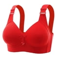 thumbnail image 1 of OSFVNOXV Wireless Bras for Women Plus Size Push Up Bra,Lightly Lined Breathable Thin Cups Wide Comfort Stretch Bras Summer First Mothers Day Gift for New Mom, 1 of 5