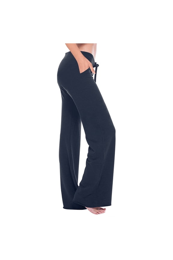 Yoga Pants Women Plus Size Maternity Joggers Stretch High Elastic Waist Wide Leg Loose Fit Full Length Trouser ,XS-5XL