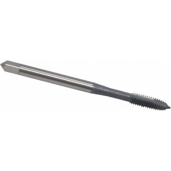 OSG #4-40 UNC, H2, 2 Flutes, Plug Chamfer, elektraLUBE Finish, HSS Spiral Point STI Tap 1-7/8" OAL, 9/16" Thread Length, Series 125