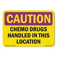 thumbnail image 1 of OSHA CAUTION RADIATION Sign - Chemo Drugs Handled In This Location | Decal | Protect Your Business, Work Site, Warehouse | Made in the USA, 1 of 5