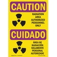 thumbnail image 1 of OSHA CAUTION RADIATION Sign - Radiation Area | Plastic Sign | Protect Your Business, Construction Site, Warehouse & Shop Area | Made in the USA, 1 of 5