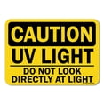 thumbnail image 1 of OSHA Caution Decal - UV Light Do Not Look Directly At Light | Decal | Protect Your Business, Work Site, Warehouse & Shop Area |  Made in the USA, 1 of 5