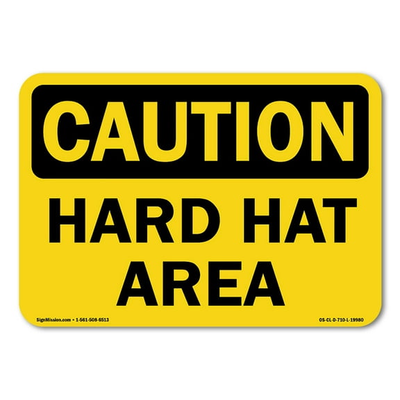 OSHA Caution Sign - Hot Work Permit Required In This Area | Vinyl Decal | Protect Your Business, Construction Site, Warehouse & Shop Area | Made in the USA