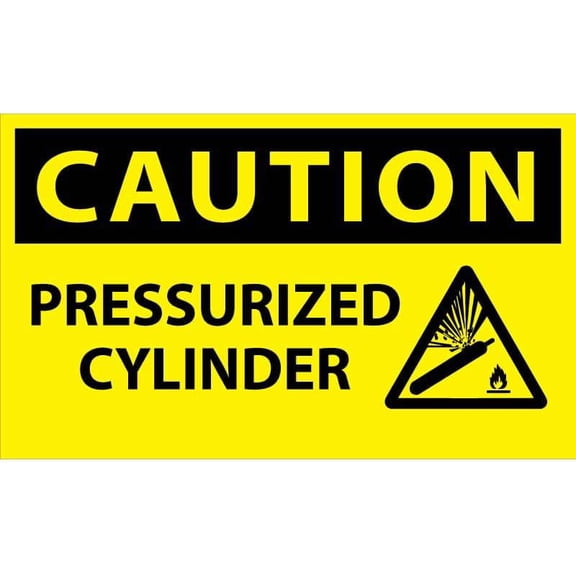 OSHA : Caution \u2013 Pressurized Cylinder - Welding Sign Metal Sign 8x12 Inch for Security Use