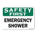 thumbnail image 1 of OSHA Danger Decal - Emergency Shower | Decal | Protect Your Business, Work Site, Warehouse & Shop Area |  Made in the USA, 1 of 5
