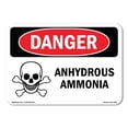 thumbnail image 1 of OSHA Danger Sign - Anhydrous Ammonia | Plastic Sign | Protect Your Business, Construction Site, Warehouse & Shop Area |  Made in The USA, 1 of 5