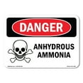 thumbnail image 1 of OSHA Danger Sign - Anhydrous Ammonia | Plastic Sign | Protect Your Business, Construction Site, Warehouse & Shop Area |  Made in The USA, 1 of 5