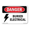 thumbnail image 1 of OSHA Danger Sign - Buried Electrical | Decal | Protect Your Business, Construction Site, Warehouse & Shop Area |  Made in The USA, 1 of 5