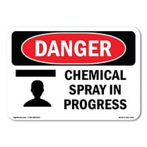 OSHA Danger Sign - Check Area For Safe Clearance | Plastic Sign | Protect Your Business, Construction Site, Warehouse & Shop Area | Made in The USA