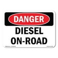 thumbnail image 1 of OSHA Danger Sign - Diesel On-Road | Decal | Protect Your Business, Construction Site, Warehouse & Shop Area |  Made in The USA, 1 of 5