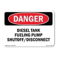 thumbnail image 1 of OSHA Danger Sign - Diesel Tank Fueling Pump | Plastic Sign | Protect Your Business, Construction Site, Warehouse & Shop Area |  Made in The USA, 1 of 5