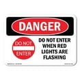 thumbnail image 1 of OSHA Danger Sign - Do Not Enter When Red | Decal | Protect Your Business, Construction Site, Warehouse & Shop Area |  Made in The USA, 1 of 5