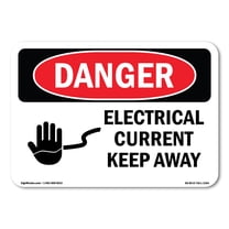 Danger Sign Electric Riser OSHA Danger Sign - Crane Disconnect | Aluminum Sign | Protect Your ...