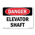 thumbnail image 1 of OSHA Danger Sign - Elevator Shaft | Decal | Protect Your Business, Construction Site, Warehouse & Shop Area |  Made in The USA, 1 of 5