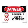thumbnail image 1 of OSHA Danger Sign - Flammable Liquids No Smoking | Decal | Protect Your Business, Construction Site, Warehouse & Shop Area |  Made in The USA, 1 of 5
