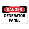 thumbnail image 1 of OSHA Danger Sign - Generator Panel | Plastic Sign | Protect Your Business, Construction Site, Warehouse & Shop Area |  Made in The USA, 1 of 5