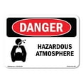 thumbnail image 1 of OSHA Danger Sign - Hazardous ATMosphere | Plastic Sign | Protect Your Business, Construction Site, Warehouse & Shop Area |  Made in The USA, 1 of 5