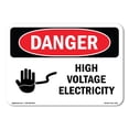 thumbnail image 1 of OSHA Danger Sign - High Voltage Electricity | Decal | Protect Your Business, Construction Site, Warehouse & Shop Area |  Made in The USA, 1 of 5